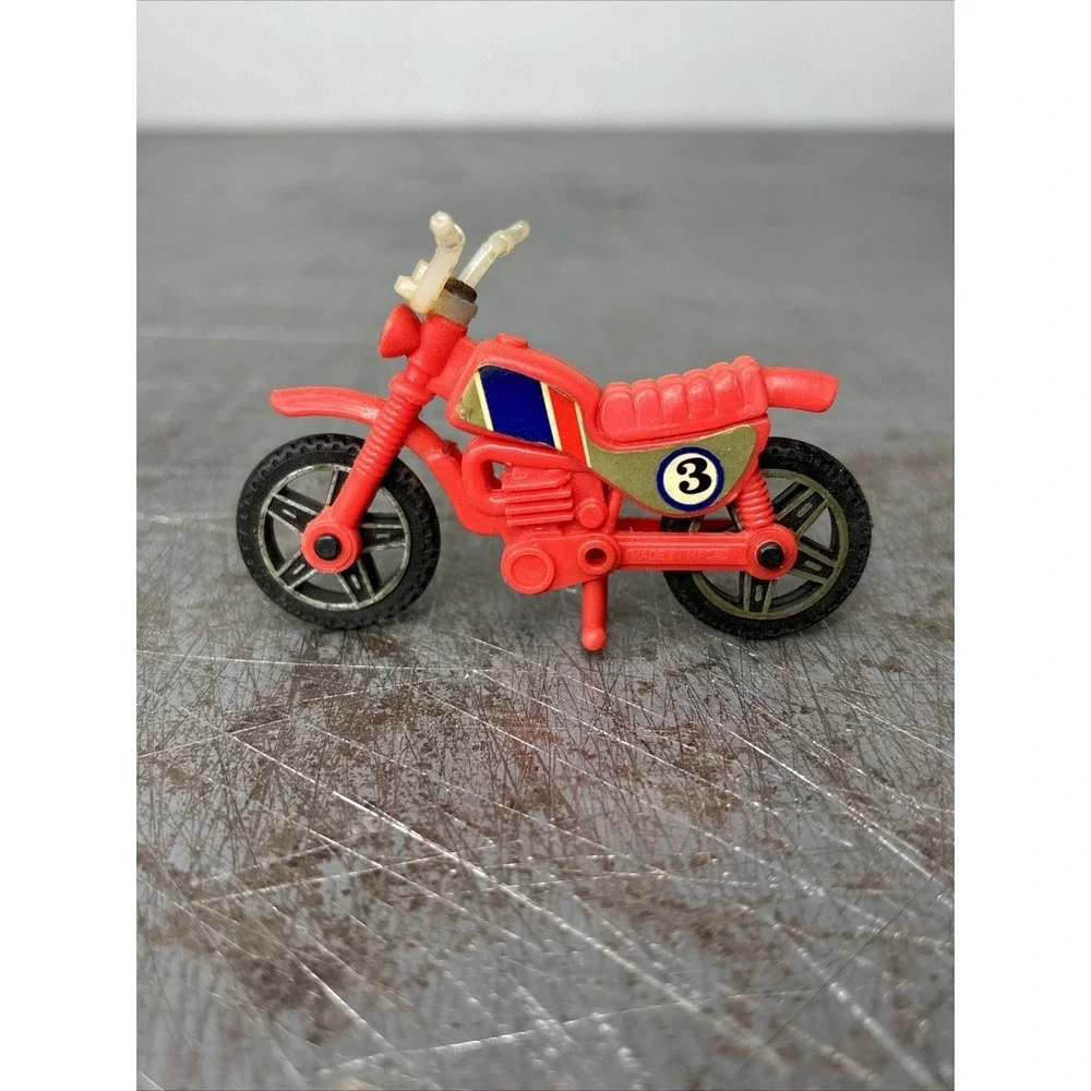 Vintage Buddy L Red Plastic Dirt Bike Motorcycle #3 Accessory Part‎ Original